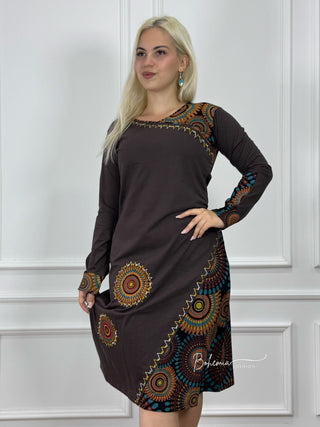 Rochie din bumbac ajustată