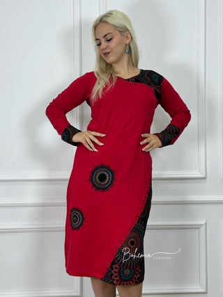 Rochie din bumbac ajustată