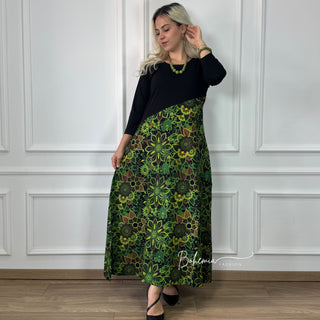 Rochie cu partea superioară asimetrică