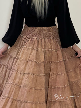 Aszimmetrikus csipkés szoknya