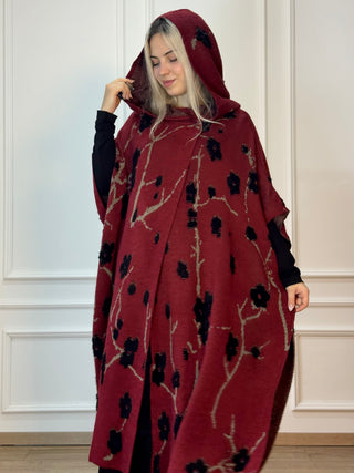 Halat cu glugă din amestec de lână