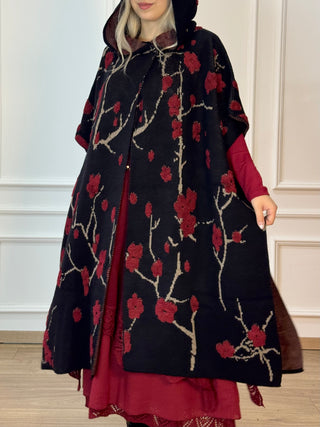 Halat cu glugă din amestec de lână