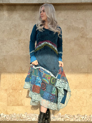 Patchwork-Kleid