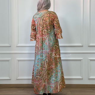 A-Linien-Kleid mit Rüschenärmeln