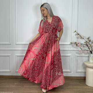 Maxikleid mit elastischer Taille
