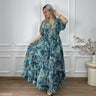 Blaues Paisley