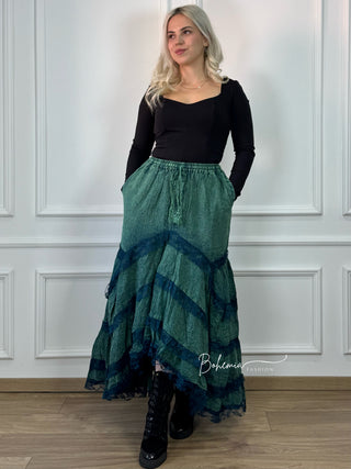 Csipkés hosszú szoknya