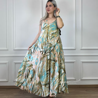 A-Linien-Maxikleid mit Tasche