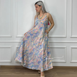 A-Linien-Maxikleid mit Tasche