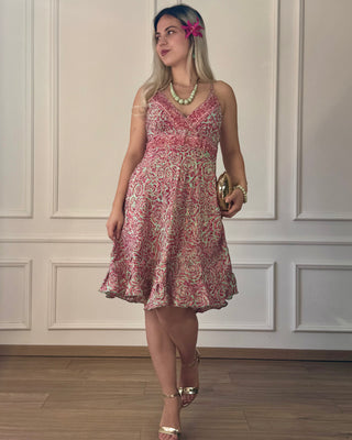 Rochie scurtă cu panglică