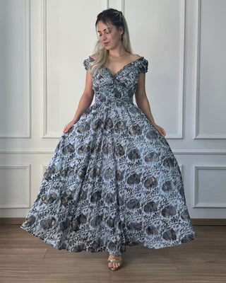 Rochie cu talie încrețită