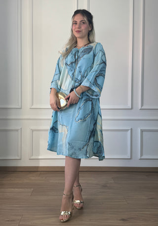 A-vonalú tunika ruha