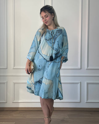 A-vonalú tunika ruha