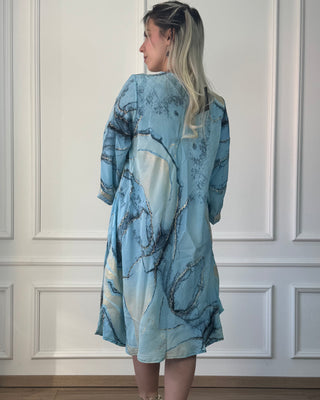 A-vonalú tunika ruha