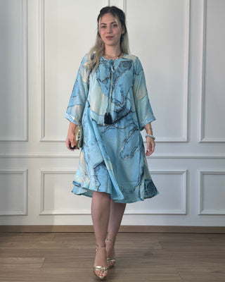 A-vonalú tunika ruha