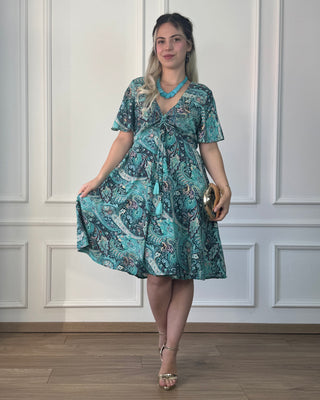 Rochie maxi cu decolteu în formă de inimă