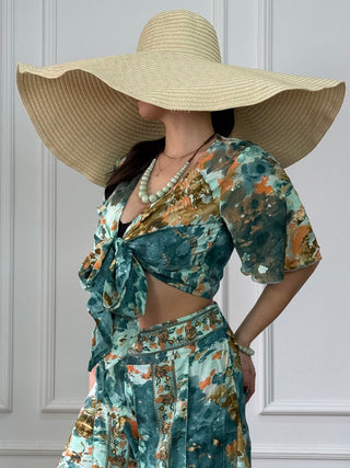 Bluză cu mâneci scurte