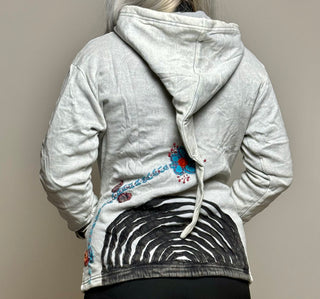 Nepalesische gefütterte Strickjacke