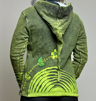 Nepalesische gefütterte Strickjacke