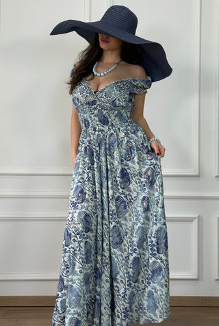 Rochie cu talie încrețită