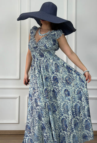 Rochie cu talie încrețită