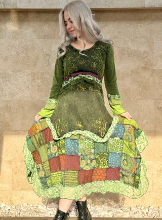 Patchwork-Kleid