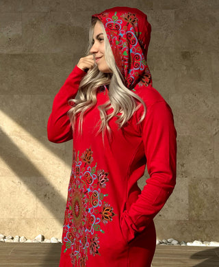 Mandala-Pulloverkleid