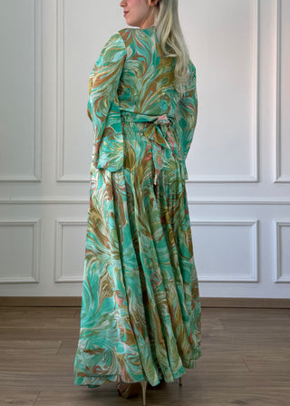 Bluză cu mâneci clopot