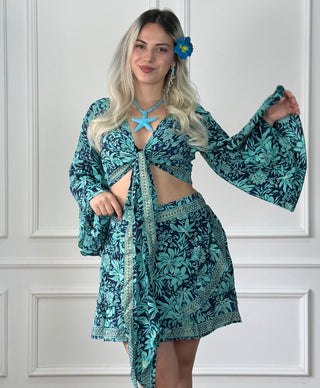 Fustă mini suprapusă