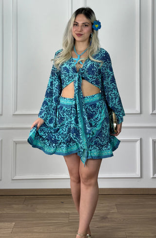 Fustă mini suprapusă