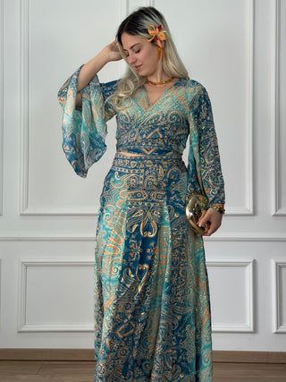 Bluză cu mâneci clopot