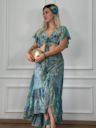 Fustă ridicabilă pe lateral