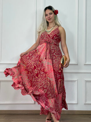 Strappy maxi dress