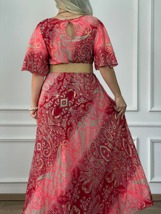 Rochie lungă în linie A