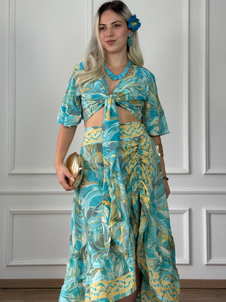 Fustă ridicabilă pe lateral