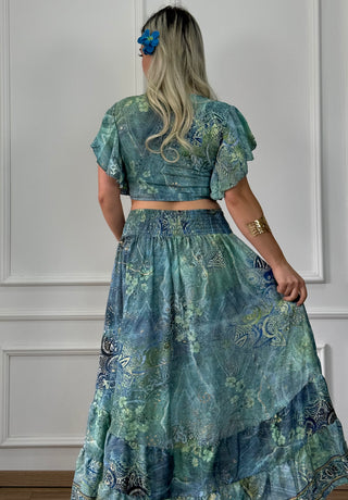 Fustă ridicabilă pe lateral