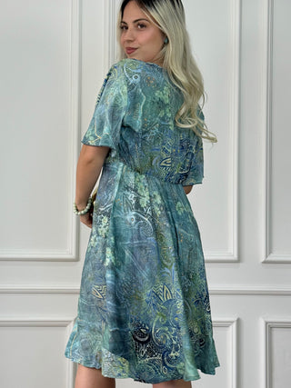 Maxi dress with sweetheart neckline