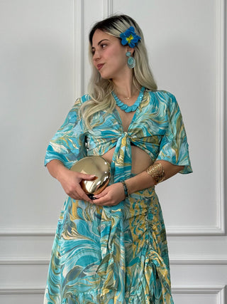 Bluză cu mâneci scurte