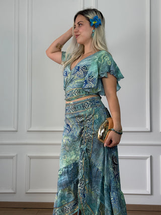 Fustă ridicabilă pe lateral