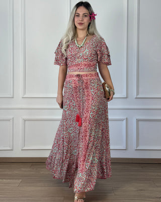 Bluză cu mâneci duble