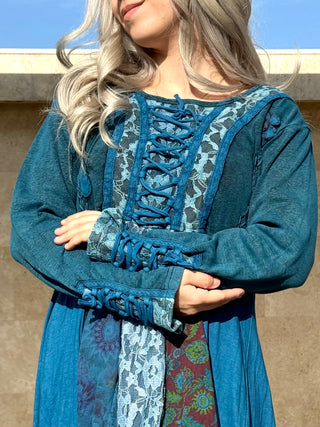 Spitzenkorsettkleid